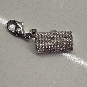 ❣️Y2K Swarovski Silver Rhinestone Charm